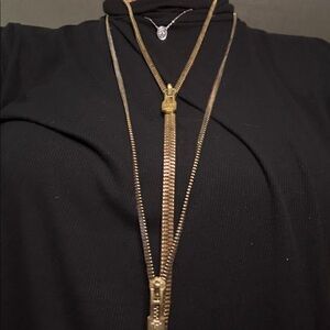 Large Zipper Necklace
